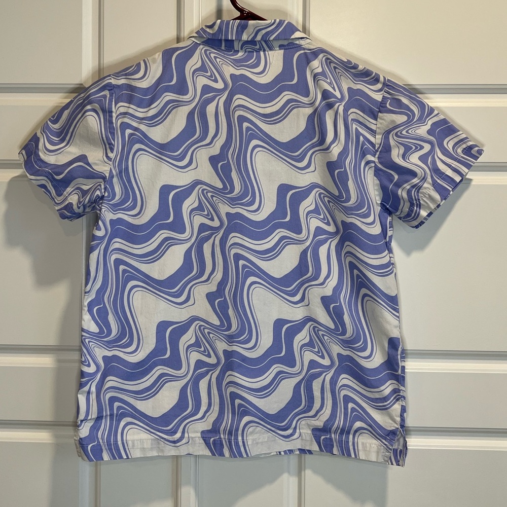 PacSun Abstract Marble Pattern Shirt - Picture 3 of 5